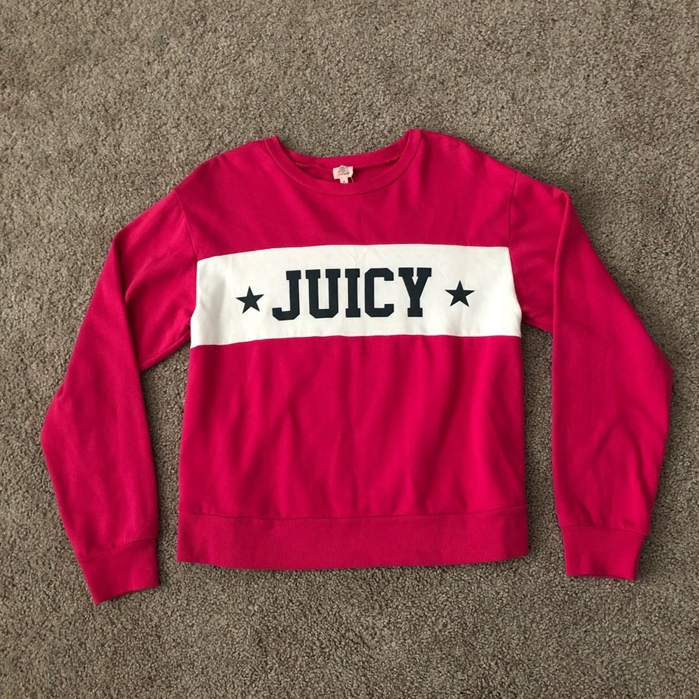 Juicy Couture Sweatshirt Womens Size S Pink
